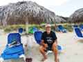 Лях В.П. на пляже отеля Старфиш Варадеро, Варадеро (Куба), сентябрь 2021г