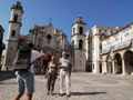 Кафедральный собор Святого Кристобаля в Старой Гаване. Здесь более 100 лет хранился прах Колумба. Алла и Владимир Лях 29.09.2021г