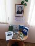 Выставка книг Владимира Ляха в Седовской поселковой библиотеке. Июль 2022г