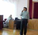 Выступление в школе №8 поселка Шолоховский. Ноябрь 2015г