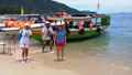 Дочь П.Г. Куриса Алла Павловна Лях  ( слева) с мужем и семьёй младшего сына Павла на острове  Хон Лао архипелага Ку Лао Чам (Центральный Вьетнам), 2015г