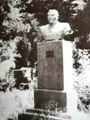 Памятник Т.Т. Шапкину на ипподроме в г. Сталинобаде, 1952г. Ныне снесен.