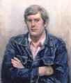 Мужской портрет. Оргалит, масло, 65х55см, 1983г