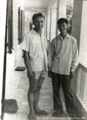 Инженер-шахтостроитель П.Г. Курис с переводчиков в гостинице. г. Уонг-Би, 1965г