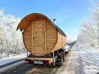 Банька по вызову спешит к заказчикам. г. Белая Калитва, 2026г