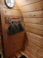 Банька "бочка" по вызову, предбанник