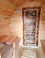 Банька "бочка" по вызову, предбанник