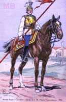 Офицер Кавалергардского Её Величества Государыни Императрицы Марии Фёдоровны полка. Французская открытка
